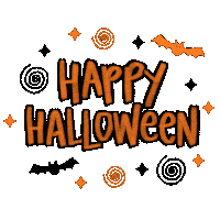 Happy Halloween Sticker by AlwaysBeColoring