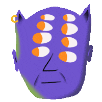 Trick Or Treat Yes Sticker by jon hanlan