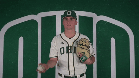 Baseball College GIF by Ohio Bobcats