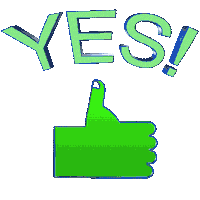 Sticker Yes Sticker by Hi-Art