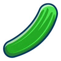 Cucumber Gemuse Sticker by flaschenpost.de