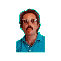 dreamteammusicservices vintage dj disco mustache Sticker