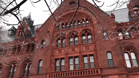 Snow Architecture GIF by University of Vermont