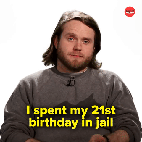 21st birthday in jail