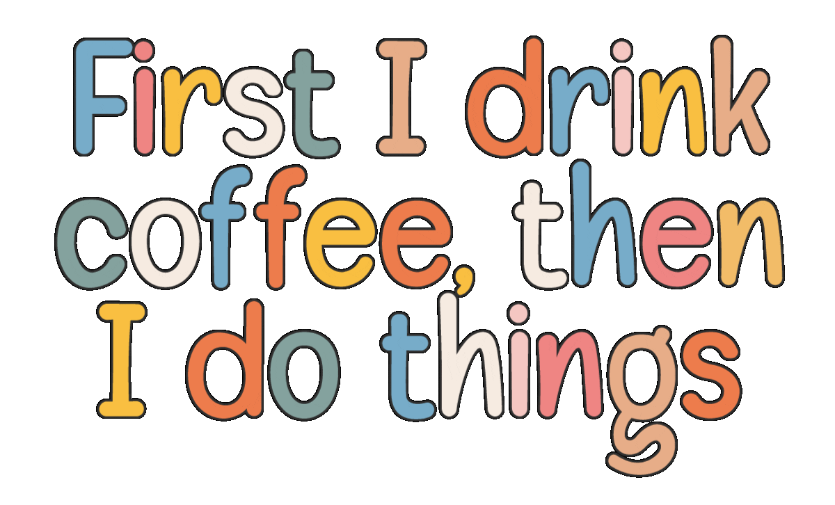 Wake Up Coffee Sticker