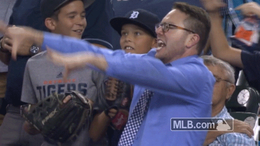 Happy Major League Baseball GIF by Detroit Tigers