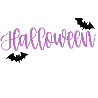 Halloween Orange Sticker