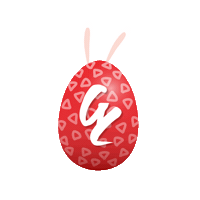 Easter Bunny Sticker by Galeries Lafayette Dubai