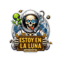 Skull Luna Sticker