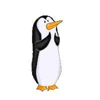 Penguin Applause Sticker