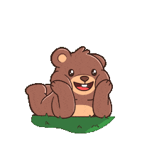 Relaxed Teddy Bear Sticker by BEARISH