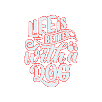 epssammie dog life puppy better Sticker