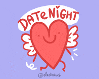 Valentines Day Love GIF by Eledraws (Eleonore Bem)