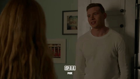 9-1-1 smile GIF