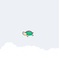 walking turtle GIF