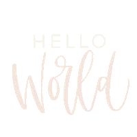 styleandcalligraphy hello lettering handlettering hello world Sticker