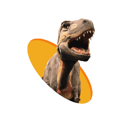 stlsciencecenter science dinosaur dino trex Sticker