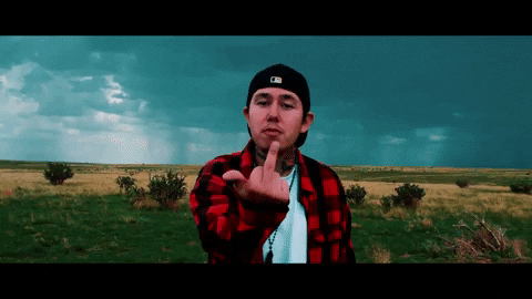 Fu Middle Finger GIF by LiL Renzo