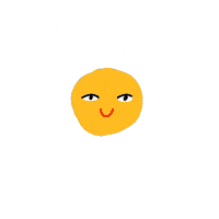 Happy Flower Sticker by Bodil Jane