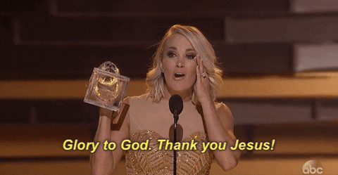 Country Music Association Glory To God Thank You Jesus GIF by CMA Awards