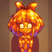 Orange Gem GIF