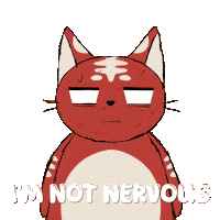 Nervous Sweat Sticker by Kitaro World