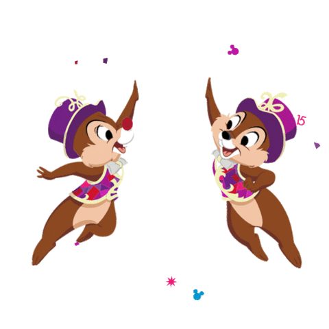 Chip N Dale Party Sticker by Hong Kong Disneyland