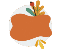 Back To Nature Fall Sticker by FleuraMetz