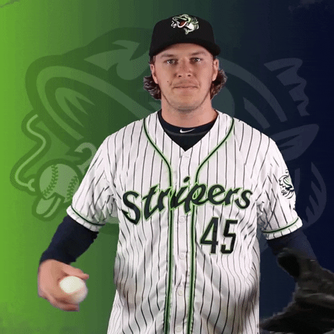 GoStripers giphyupload toss webb gwinnett GIF