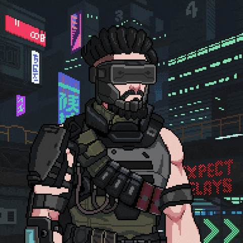 Nft Cyberpunk GIF by Decimated