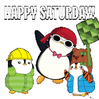 Happy Day Off Sticker by Pudgy Penguins