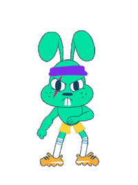 Bunny Rabbit Sticker by Trendy Helados