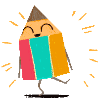 Happy Art Sticker by Carlotta Notaro