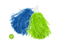 Cheer Pom Sticker by @tazikis