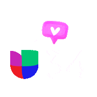Love Sticker by Univision LA