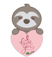 I Love You Heart Sticker by Life In Treetop