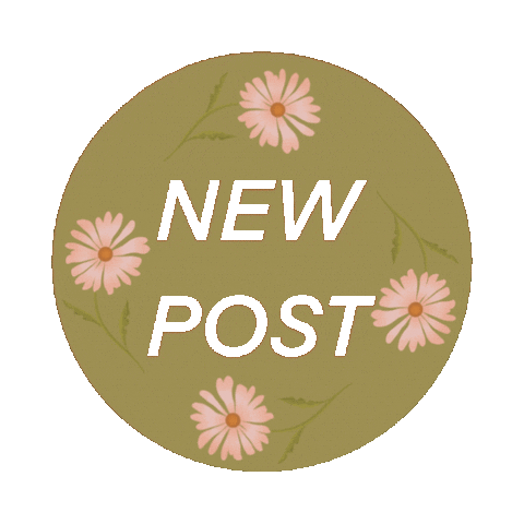 laurajoydesign flowers newpost circle daisies Sticker
