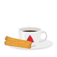 deltacafes_espanha coffee cafe chocolate churros Sticker
