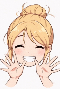 Happy Anime Girl GIF