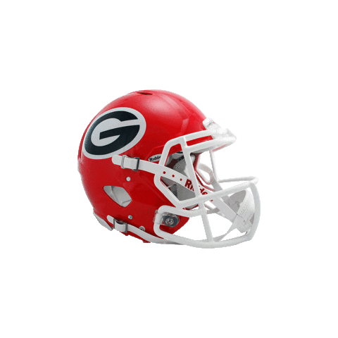 Georgia Bulldogs Football Sticker by Riddell Sports
