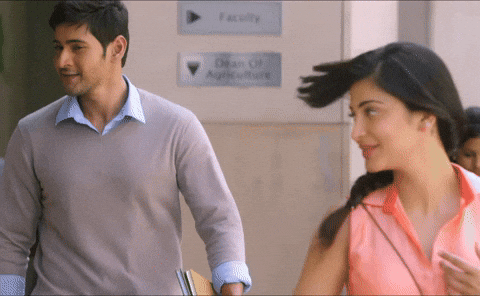Looks Back Mahesh Babu GIF