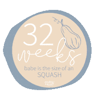 Pregnancy Baby Bump Sticker by Audrey & Bear