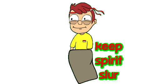 sitarjojo giphyupload racing balap karung keep strong Sticker