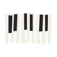 Piano Keys Sticker by Live Nation