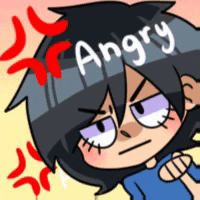 Limonaa_ giphygifmaker anime cartoon angry GIF