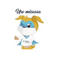 Mascara Sticker by Saúde Livre Vacinas