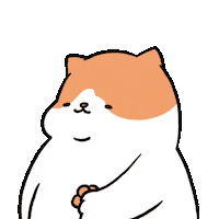 Cat Eat Sticker by FATZOO