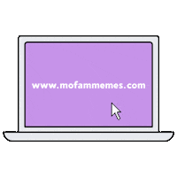 MoFamMemes memes online computer mouse Sticker