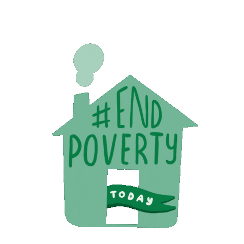 waterloofoodbank giphyupload end poverty end poverty today Sticker