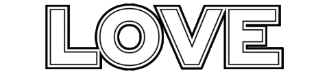 Love Sticker by Elizabeth Sutton Collection